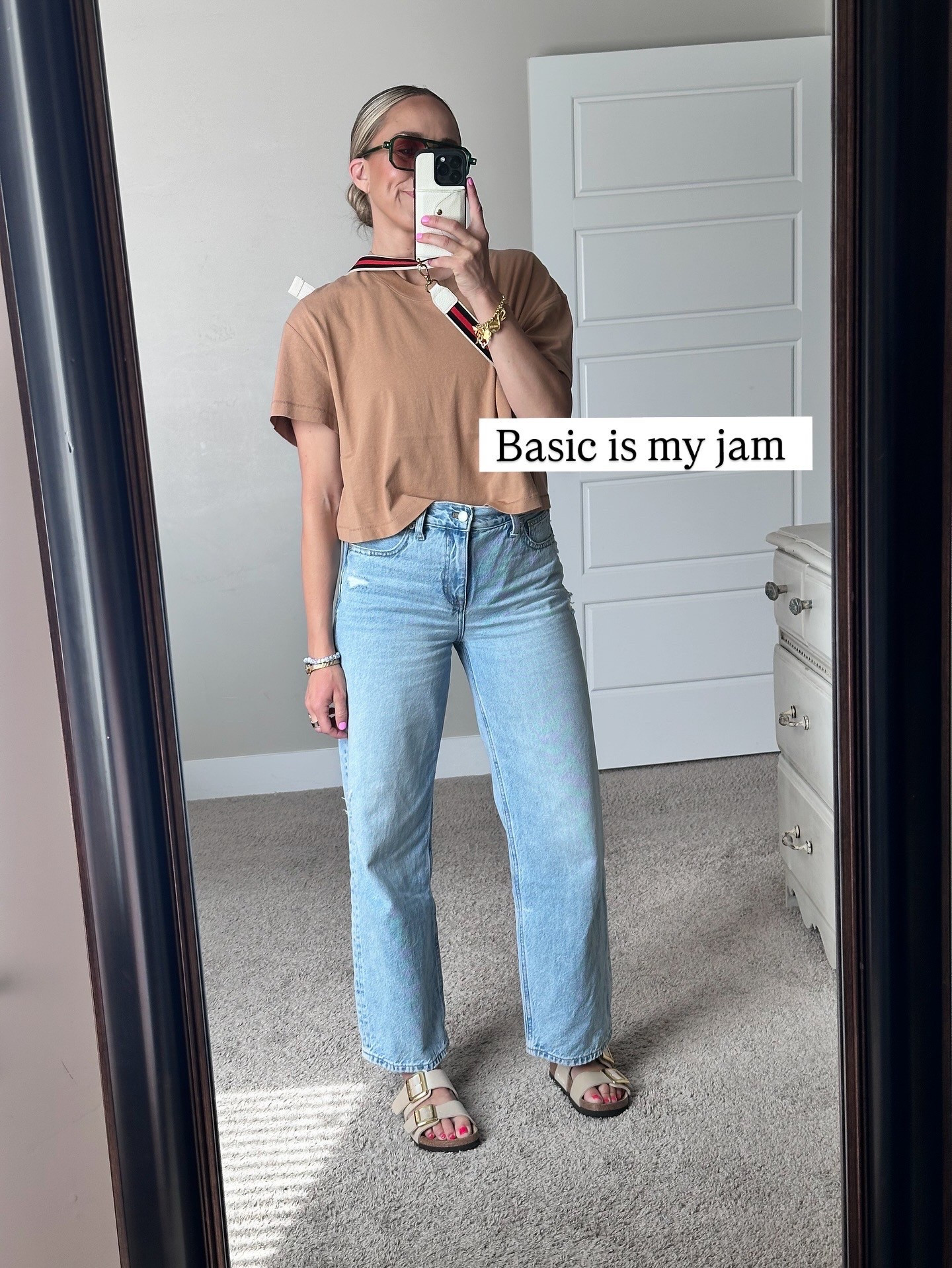 Basic summer mom outfit coming at ya hot! Everything is true to size. 

#LTKSeasonal #LTKSummerEdit #LTKStyleTip