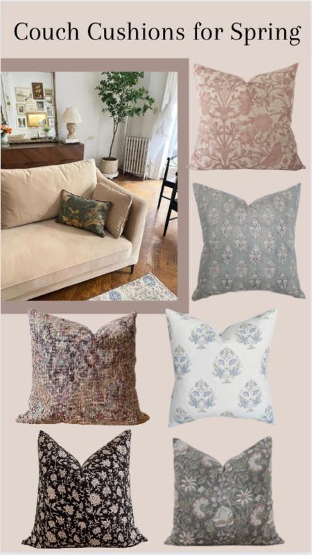 Couch Cushions for Spring #springdecor #homedecor #cushion

#LTKhome #LTKSeasonal #LTKstyletip