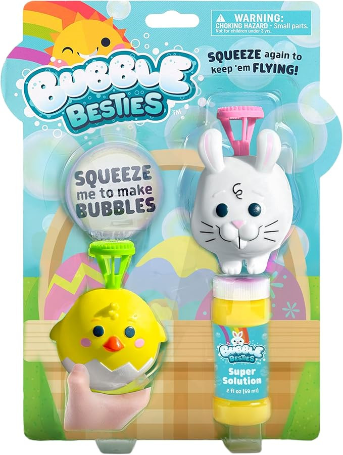 Chuckle & Roar - Easter Bubble Besties - Fun and Colorful Characters - Soft and Washable - Fun in... | Amazon (US)