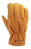 Carhartt Men's Leather Fencer Work Glove, Brown, Small | Amazon (US)