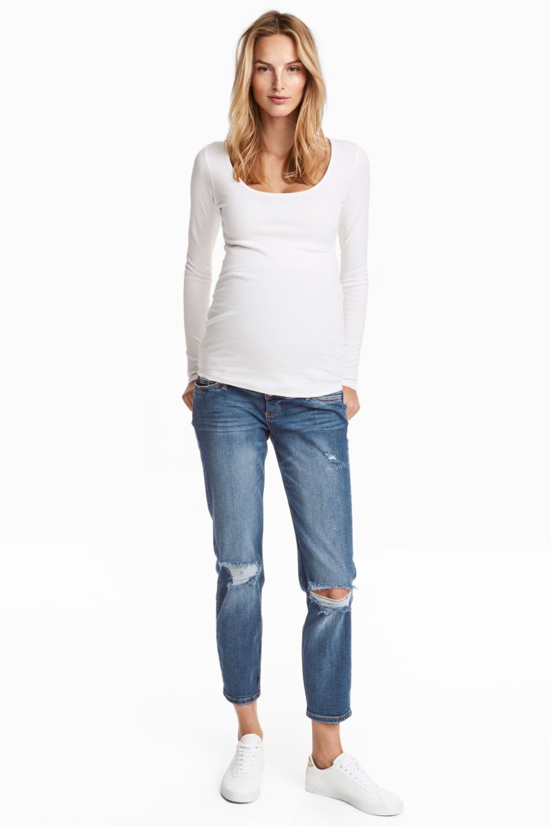 H&M MAMA Boyfriend Jeans $49.99 | H&M (US)