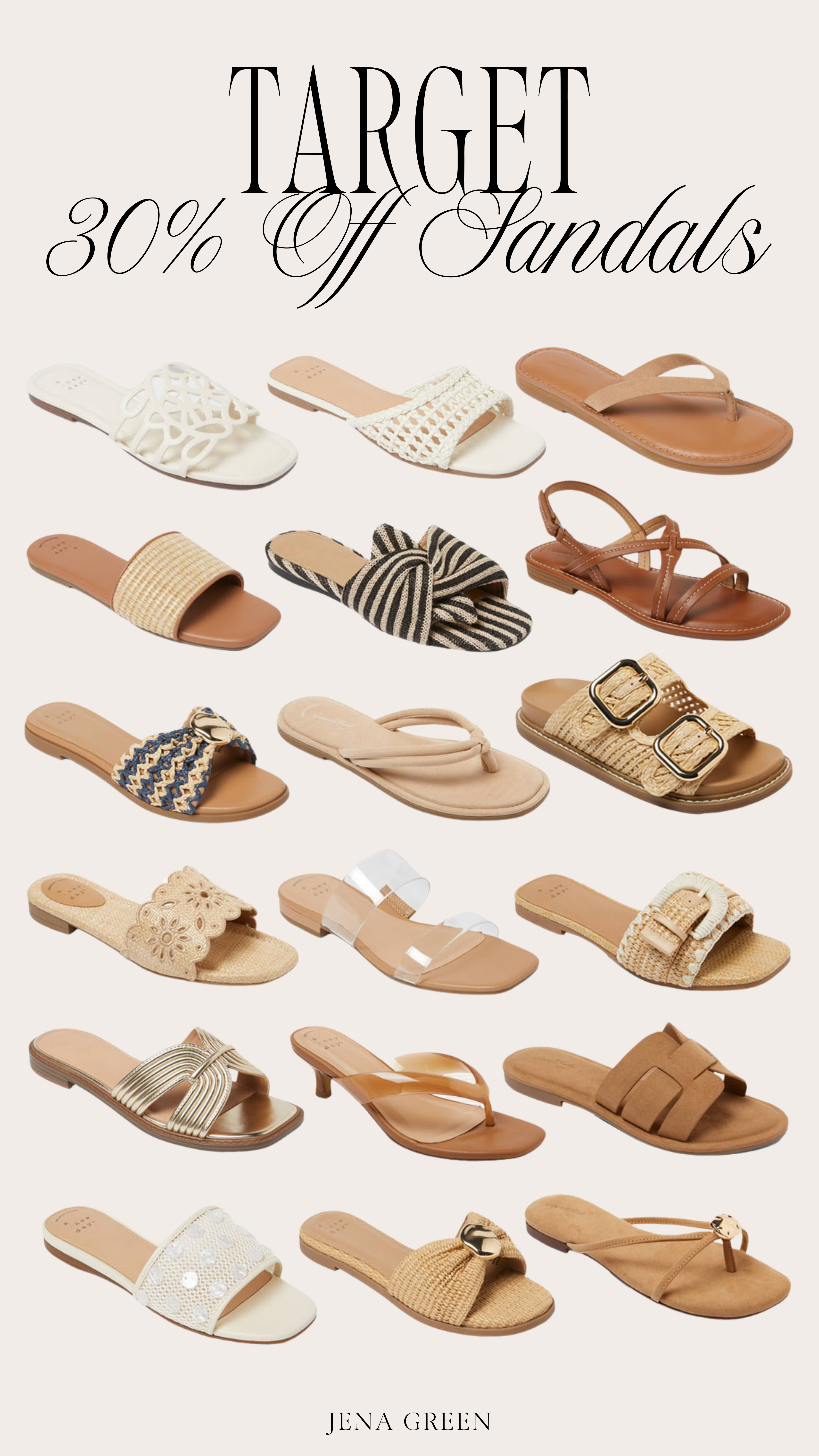 Target Sale - 30% Off Sandals!  

 #LTKootd #LTKSeasonal #LTKSaleAlert