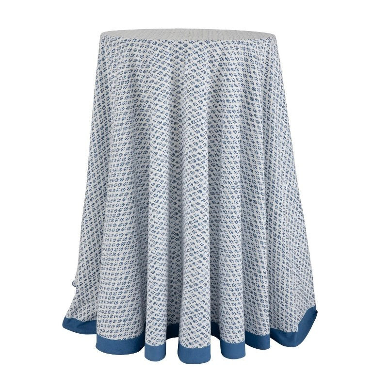 Batik Tablecloth 108" Round Indigo | Amanda Lindroth