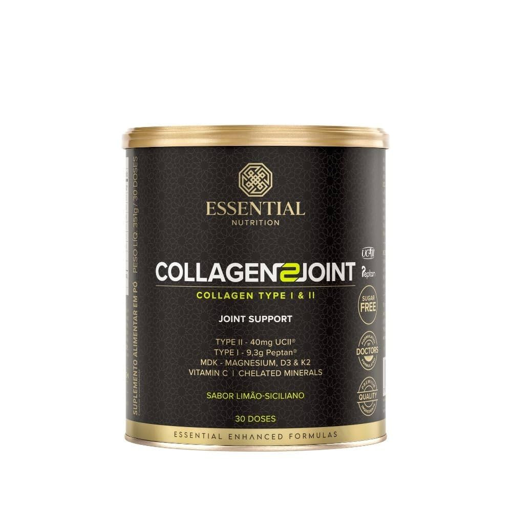 Collagen 2 Joint Limão Siciliano Lata Essential Nutrition 351g | Amazon (BR)