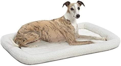 MidWest Homes for Pets Homes for Pets Quiet Time Fleece Bolster Pet Bed - Cream - 36 x 23 inch (4023 | Amazon (US)