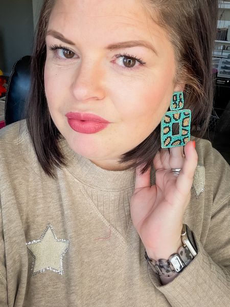 Obsessed with these leopard statement earrings!
** Don’t forget to ❤️ any items you like so you get notified when there’s a price drop! 

📱➡️ simplylauradee.com

#LTKmidsize #LTKparties #LTKHoliday