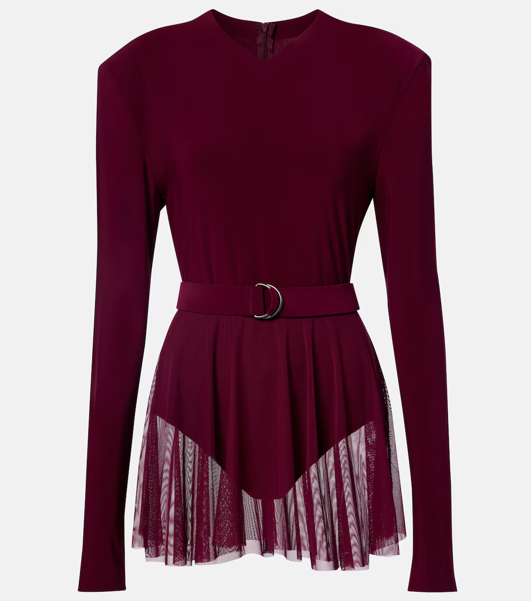 Belted semi-sheer bodysuit | Mytheresa (UK)