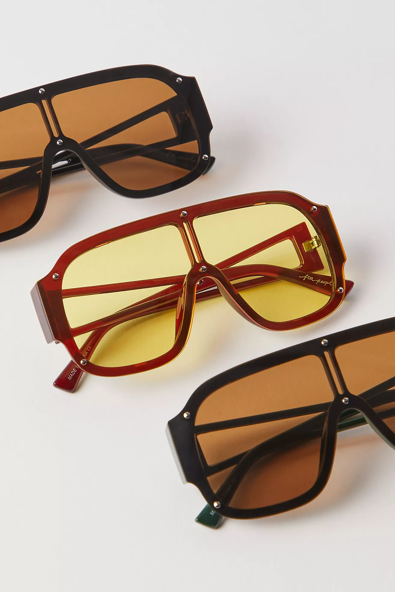 Cooper Oversized Shield Sunglasses | Free People (Global - UK&FR Excluded)