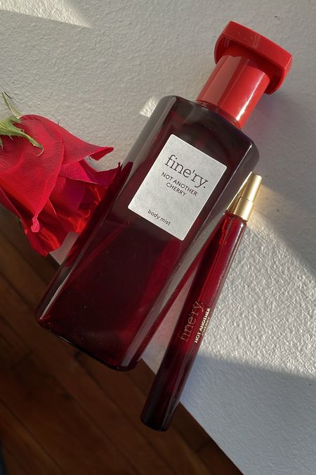 My latest scent obsession from @target @targetstyle - @fineryfragrance Not Another Cherry #ad #target #targetpartner #fineryfragrance #fineryperfume #finery