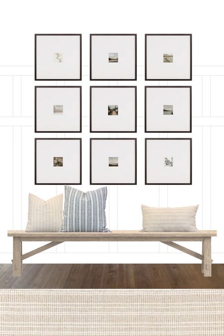 Tall large entryway idea. Long bench with frames going all the way up the wall.

Frames, gallery wall, benches, long benches, long wall, entryway ideas, entryway designs, home decor, interior design help, interior design ideas

#LTKhome #LTKstyletip