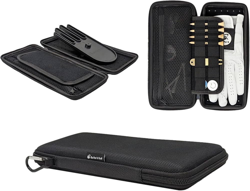 Go For It Golf Glove Case with Glove Shaper For a Wrinkle Free Glove - Golf Case with Magnetic Gl... | Amazon (US)