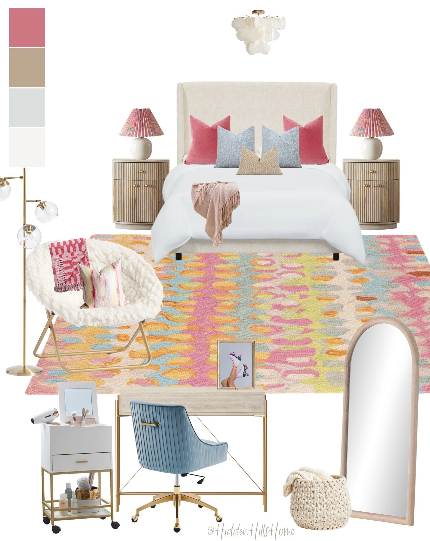 Girls bedroom decor, teen girls room decor ideas, girls room design inspiration,  boho trendy girls room, cute girls bedroom #girlsroom

#LTKKids #LTKHome #LTKSaleAlert
