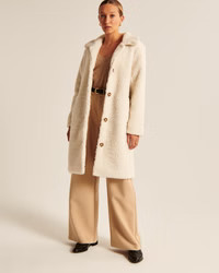 Women's Sherpa Mod Coat | Women's | Abercrombie.com | Abercrombie & Fitch (US)