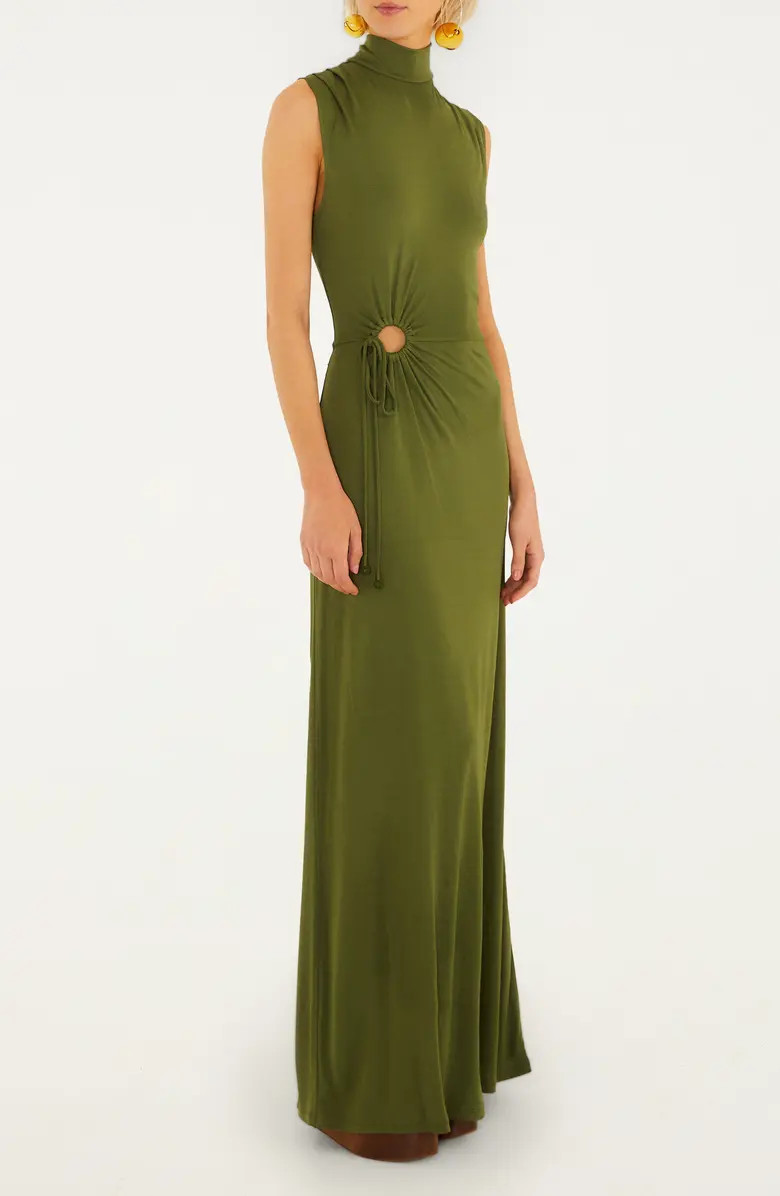 High Neck Cutout Maxi Dress | Nordstrom