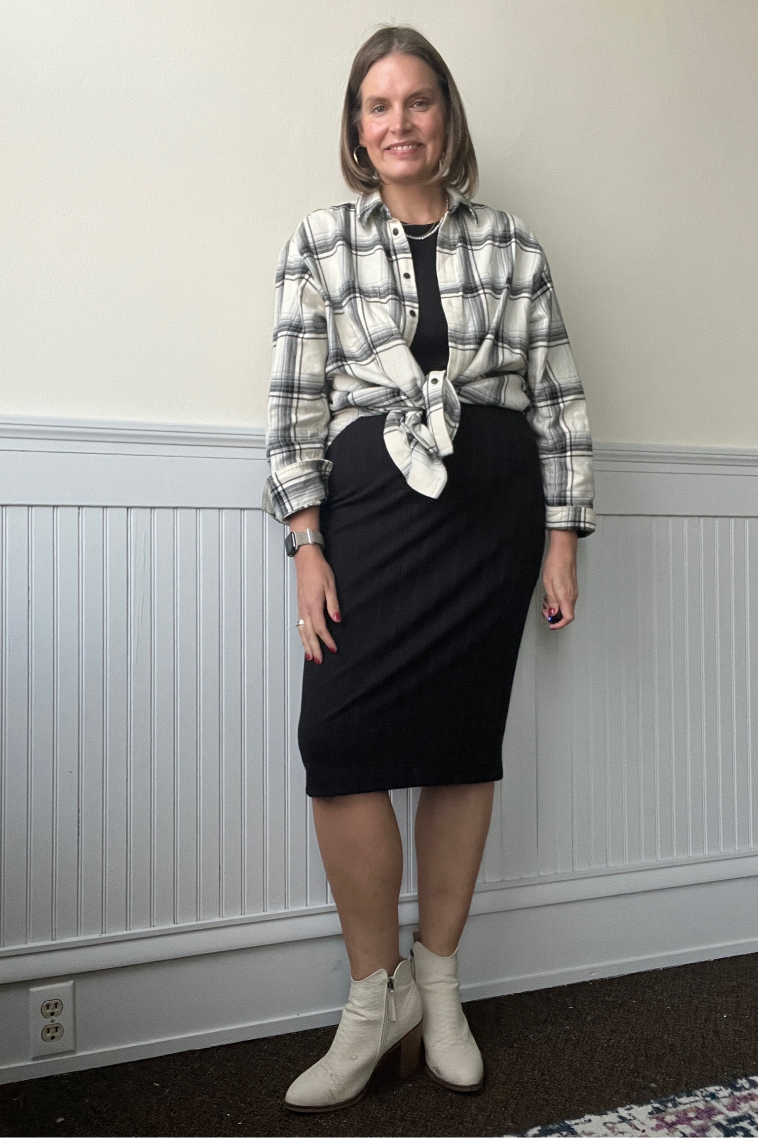 Fall dress capsule wardrobe look

#LTKmidsize #LTKover40
