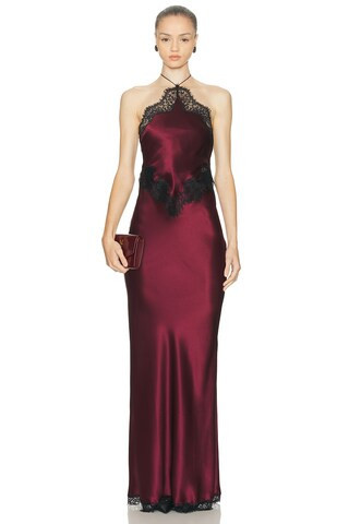 retrofete Everly Dress in Burgundy | FWRD 