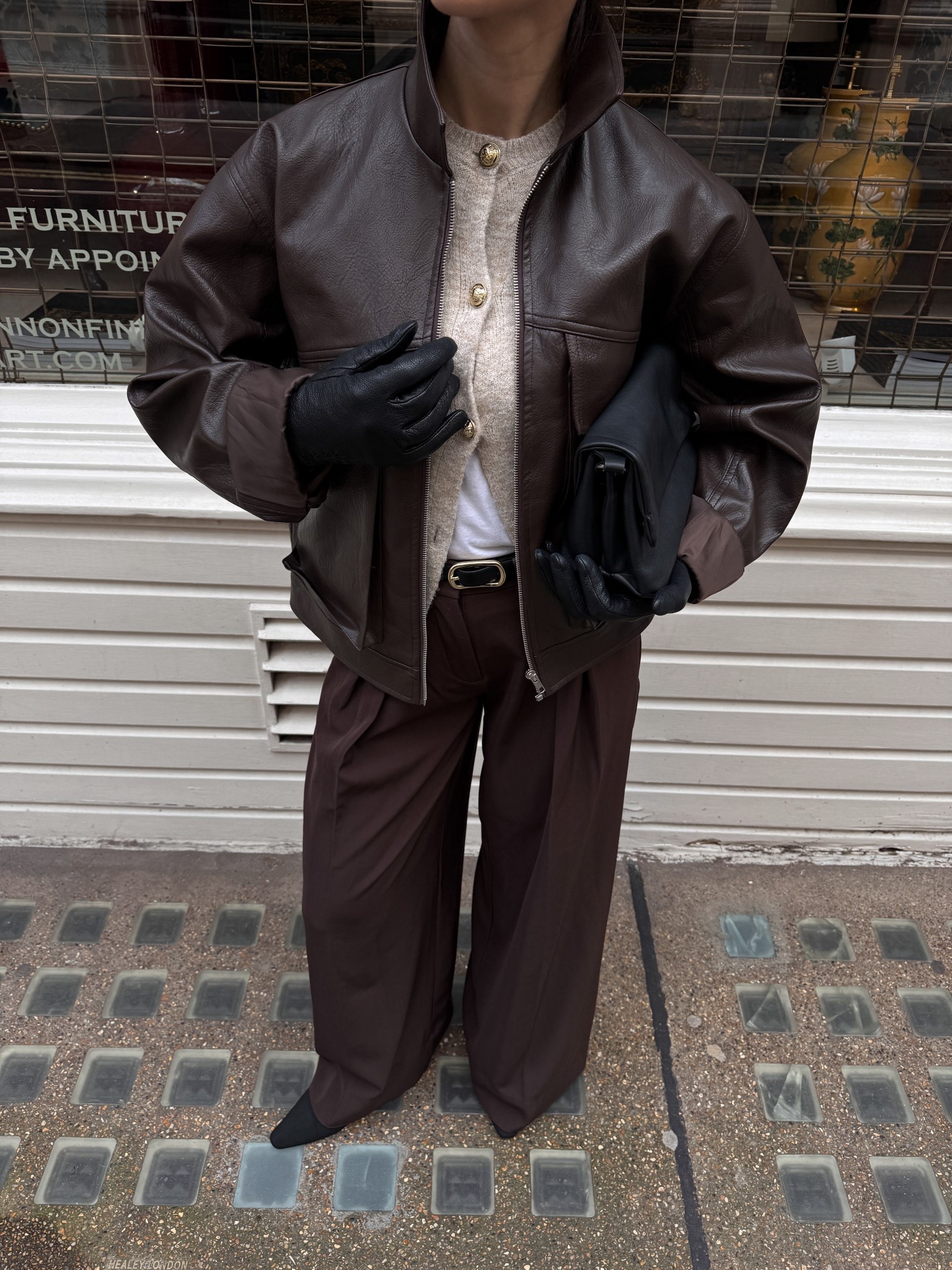 Brown leather jackett

#LTKeurope #LTKuk #LTKspring