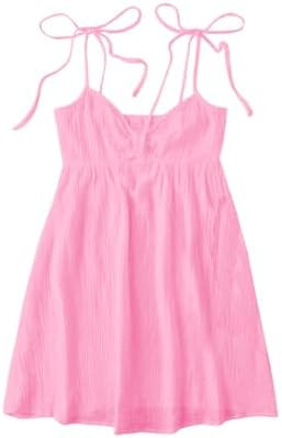 SOLY HUX Women's Tie Shoulder Y2k Cami Sun Dress Cute Spaghetti Strap Casual Summer A Line Short ... | Amazon (US)