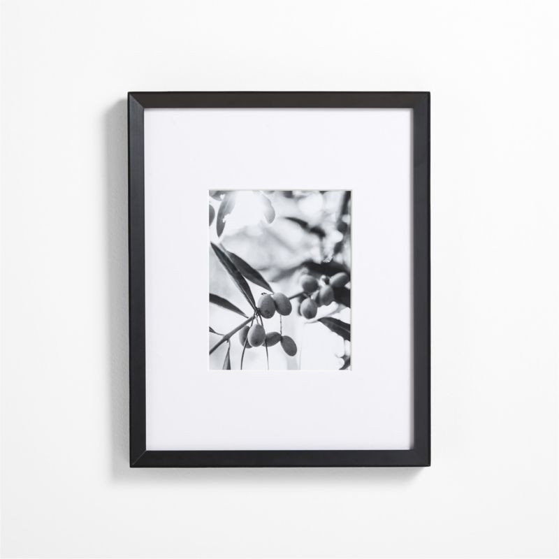 Icon Wood 8x10 Black Wall Frame + Reviews | Crate & Barrel | Crate & Barrel