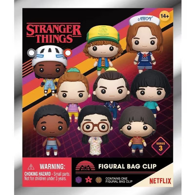 Monogram Stranger Things - Series 3 Characters 1pc 3D Figure Bag Clip Blind Bag | Target