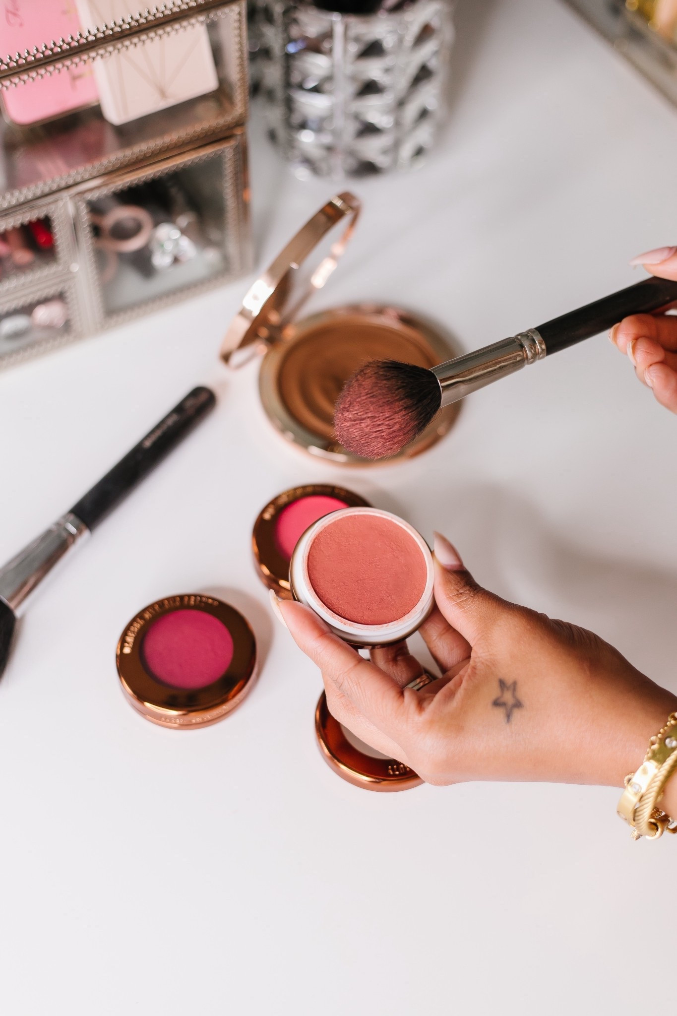 Blush that pops! ✨ The Danessa Myricks Beauty Cream Blush has amazing color payoff and lasts all day. A little goes a long way for the perfect, natural flush!

cream blush // long lasting makeup // beauty must-haves // danessa myricks // dewy glow // makeup essentials // pigmented blush