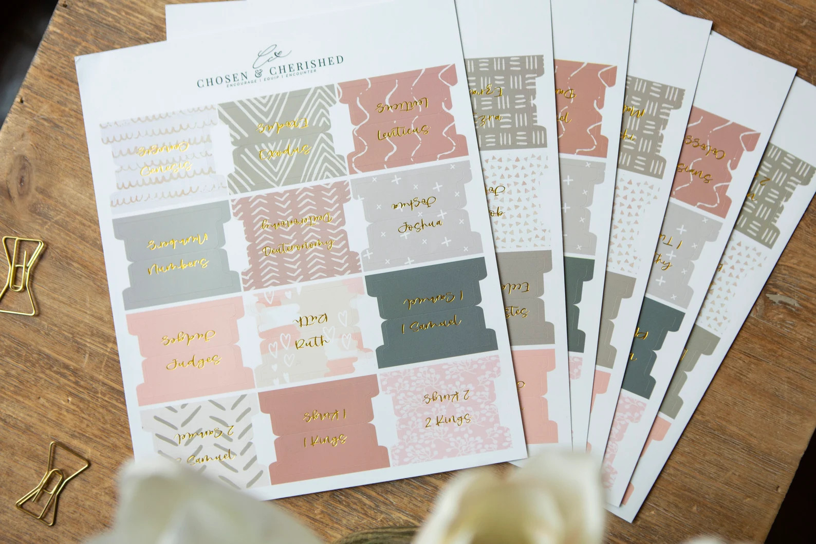 Bible Tabs Laminated Bible Tabs Tabs for the Bible Pretty Bible Tab Gifts for Christian Women Bib... | Etsy (US)