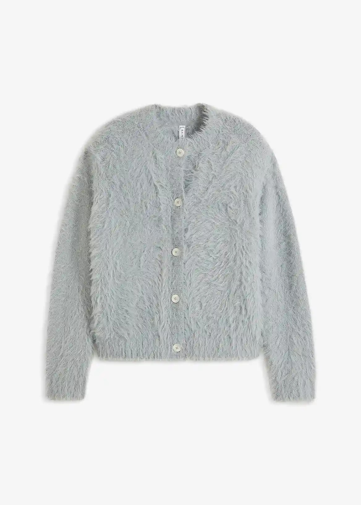 Strickjacke aus flauschigem Hairy Knit | Bonprix DE