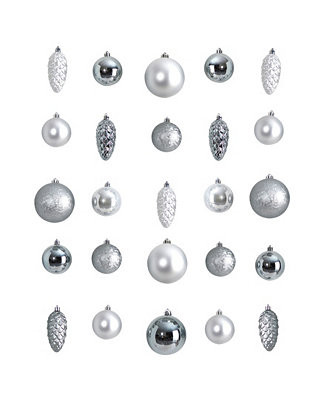 Holiday Christmas 23 Piece Lux Shatterproof Ornament Set - Macy's | Macy's