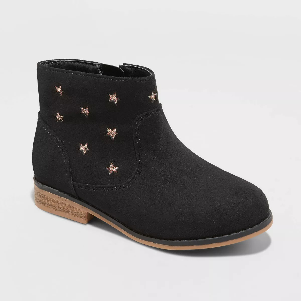 Toddler Girls' Jasmine Booties - Cat & Jack™ Black | Target