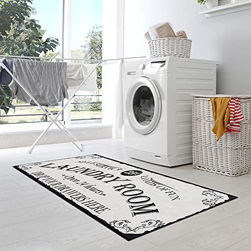 wunderlin Laundry Room Collection Non-Slip and Washable Laundry Room Mat for Laundry Room Runner ... | Walmart (US)