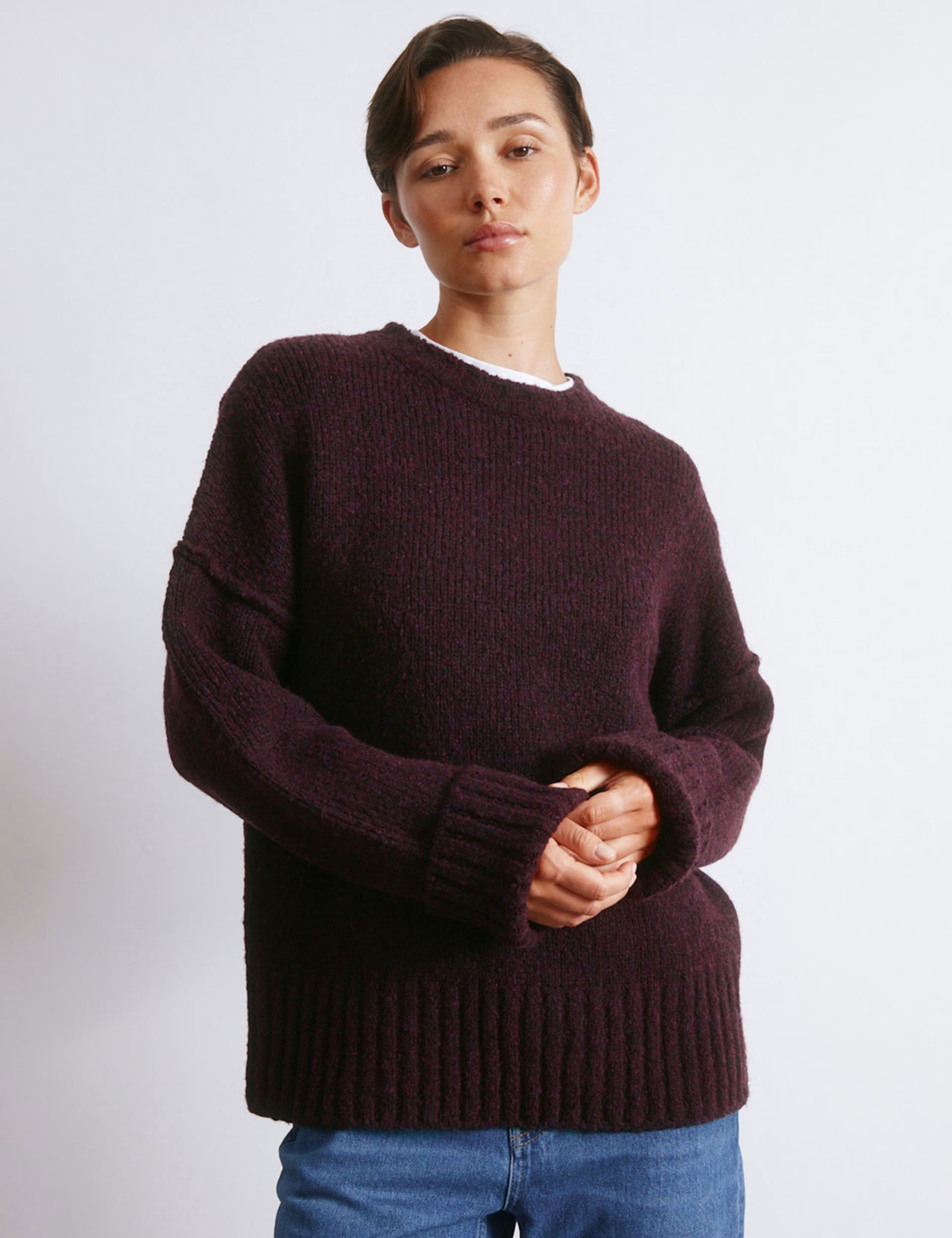 Wool Blend Stitch Detail Jumper | Marks & Spencer (UK)