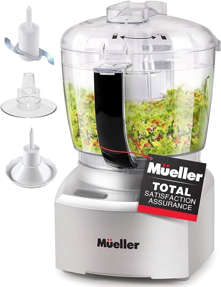 Mueller Ultra Prep Food Processor Chopper for Dicing, Grinding, Whipping and Pureeing – Mini Fo... | Amazon (US)
