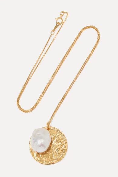 Alighieri - The Remedy Chapter Ii Gold-plated Pearl Necklace - one size | NET-A-PORTER (UK & EU)