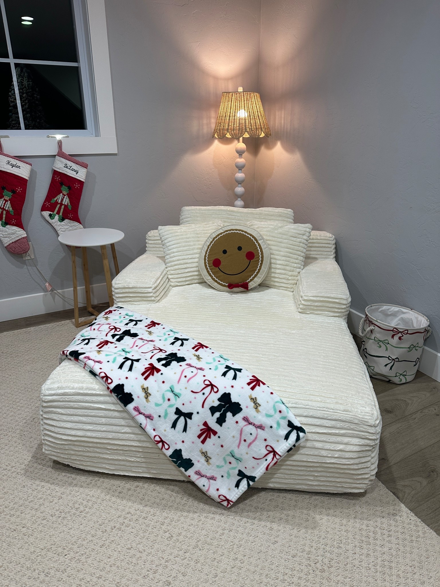 Super comfy corduroy chaise lounge we love is on sale now for just $220  

#LTKHome #LTKGiftGuide #LTKCyberWeek