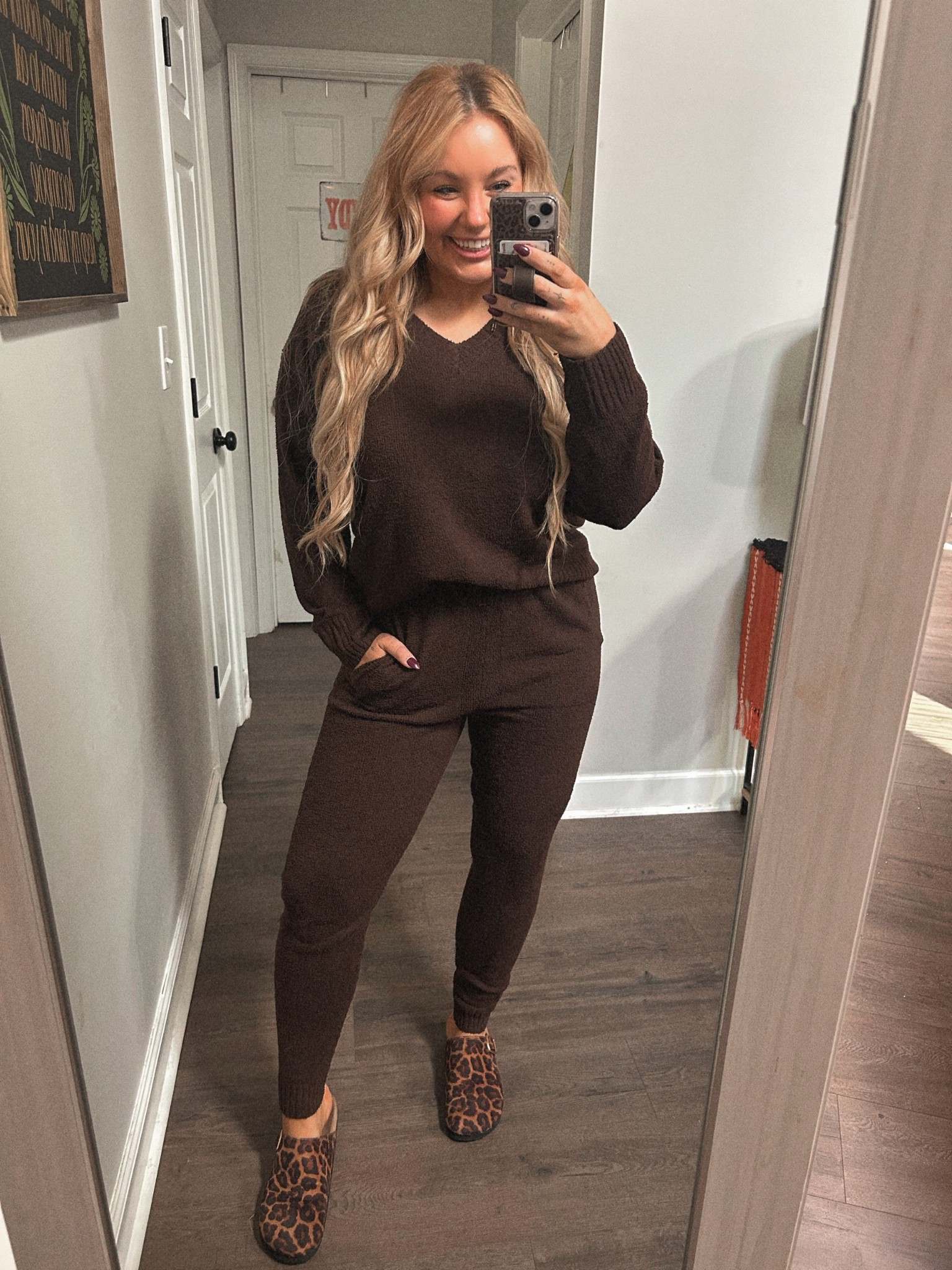 Comfy cozy Walmart set!!! 😍👏🏼 Wearing a size medium in both pieces! 

#LTKU #LTKMidsize #LTKSeasonal