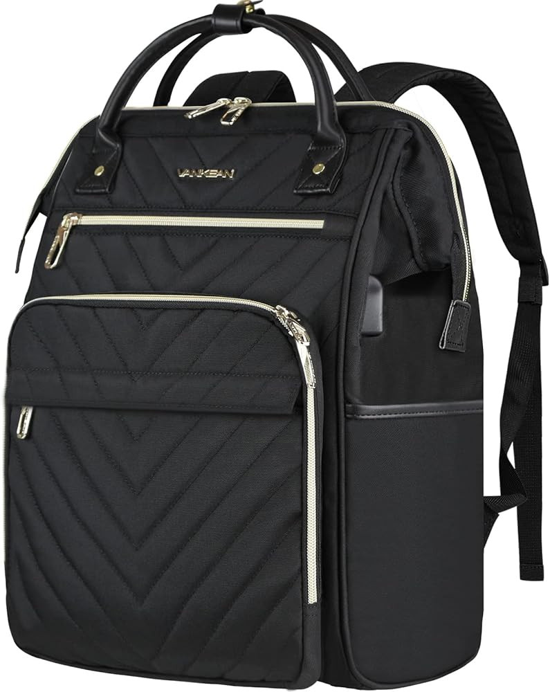 VANKEAN 17 Inch Laptop Backpack for Women Men Fashion Computer Work Bag, Large Capacity Waterpro... | Amazon (US)