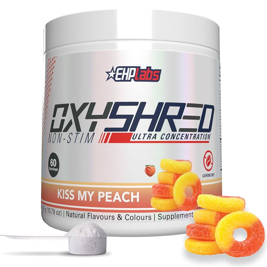 EHP Labs OxyShred Non Stimulant Pre Workout Powder - Stim Free Pre Workout, Caffeine Free Prework... | Amazon (US)