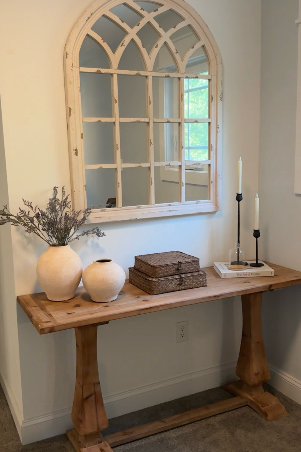 Decorate my entryway table with me! I opted for an affordable refresh, and I’m loving the neutral and minimal decor! I have linked all products on my LTK! Thank you @coryell.home for the gorgeous inspo! 

#LTKHome