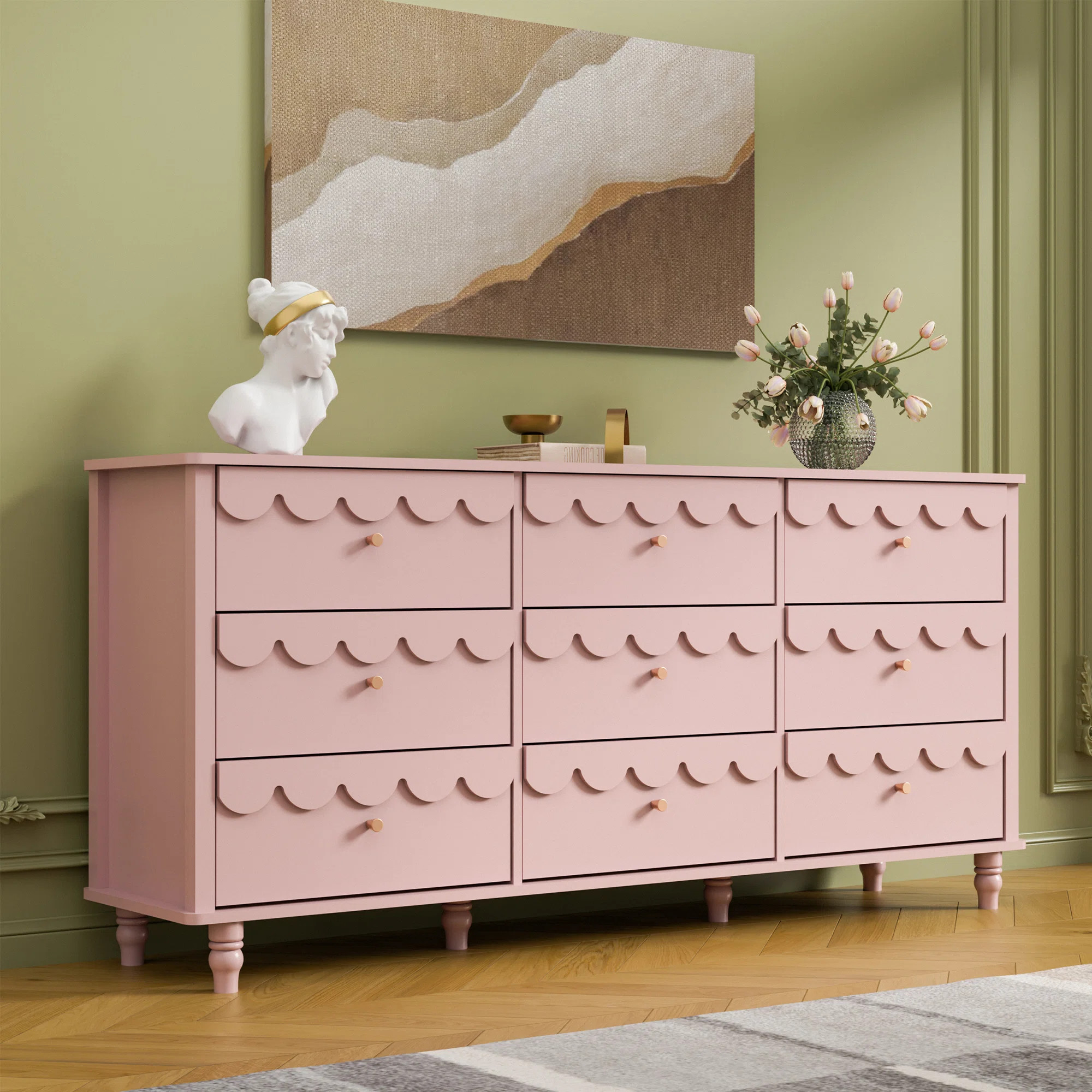 Charlton Home® 9 - Drawer 63.1"W Dresser & Reviews | Wayfair | Wayfair North America
