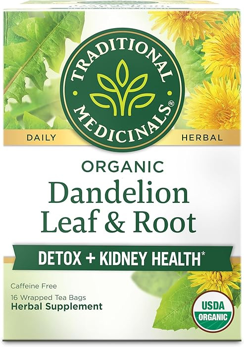 Traditional Medicinals Organic, Dandelion Leaf & Root - Dandelion Root Tea, Supports Normal Detox... | Amazon (US)