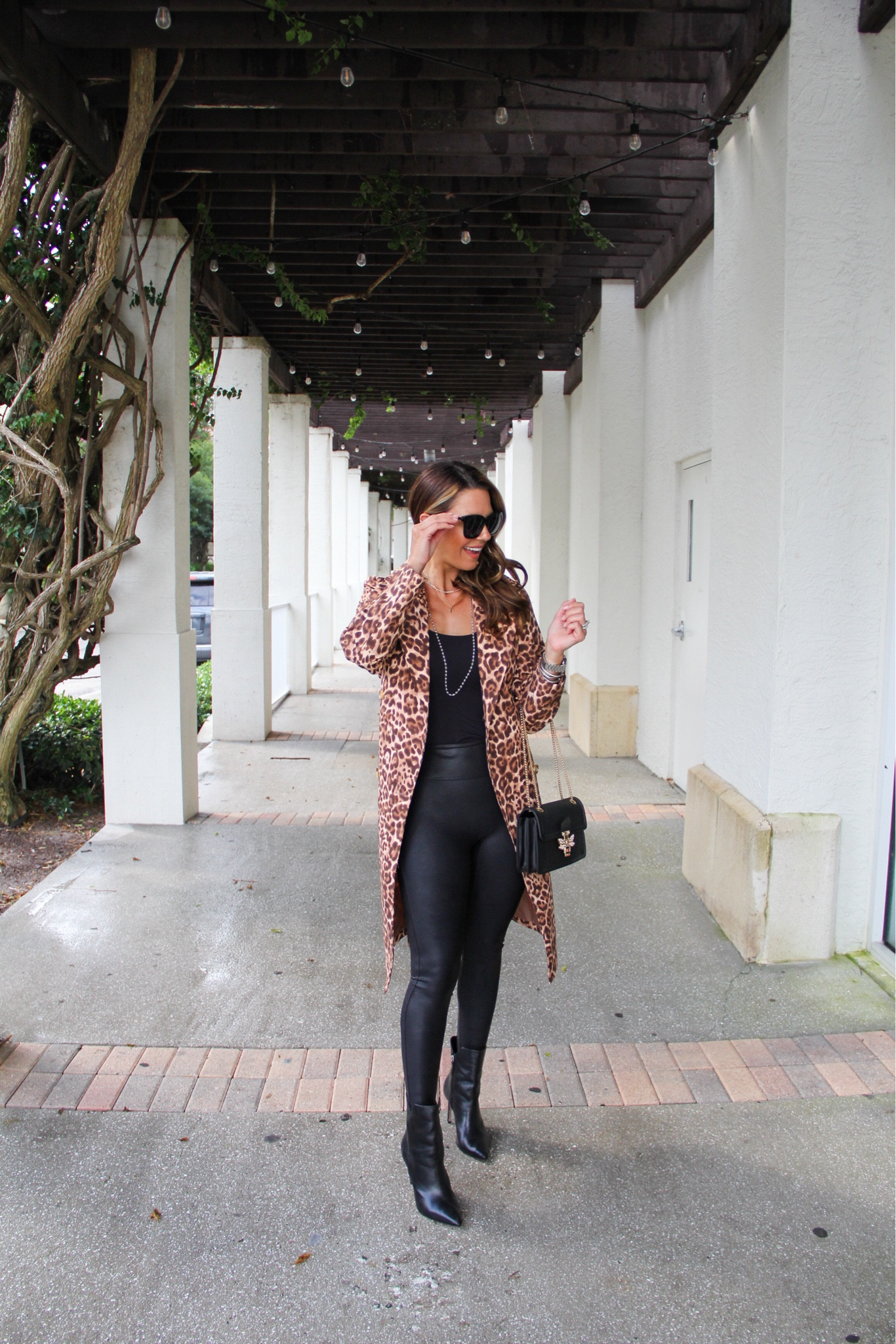 Leopard lifer 

Sized down 1 size in trench to XS 

#LTKStyleTip #LTKFindsUnder100 #LTKSeasonal