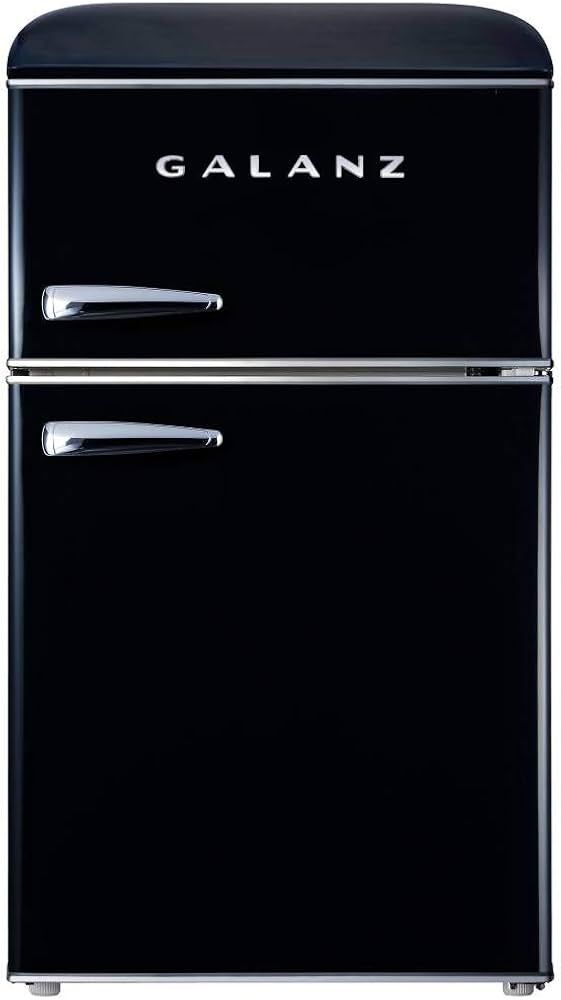 Galanz Retro Compact Mini Fridge with Freezer, 2-Door, Energy Efficient, Small Refrigerator for D... | Amazon (US)