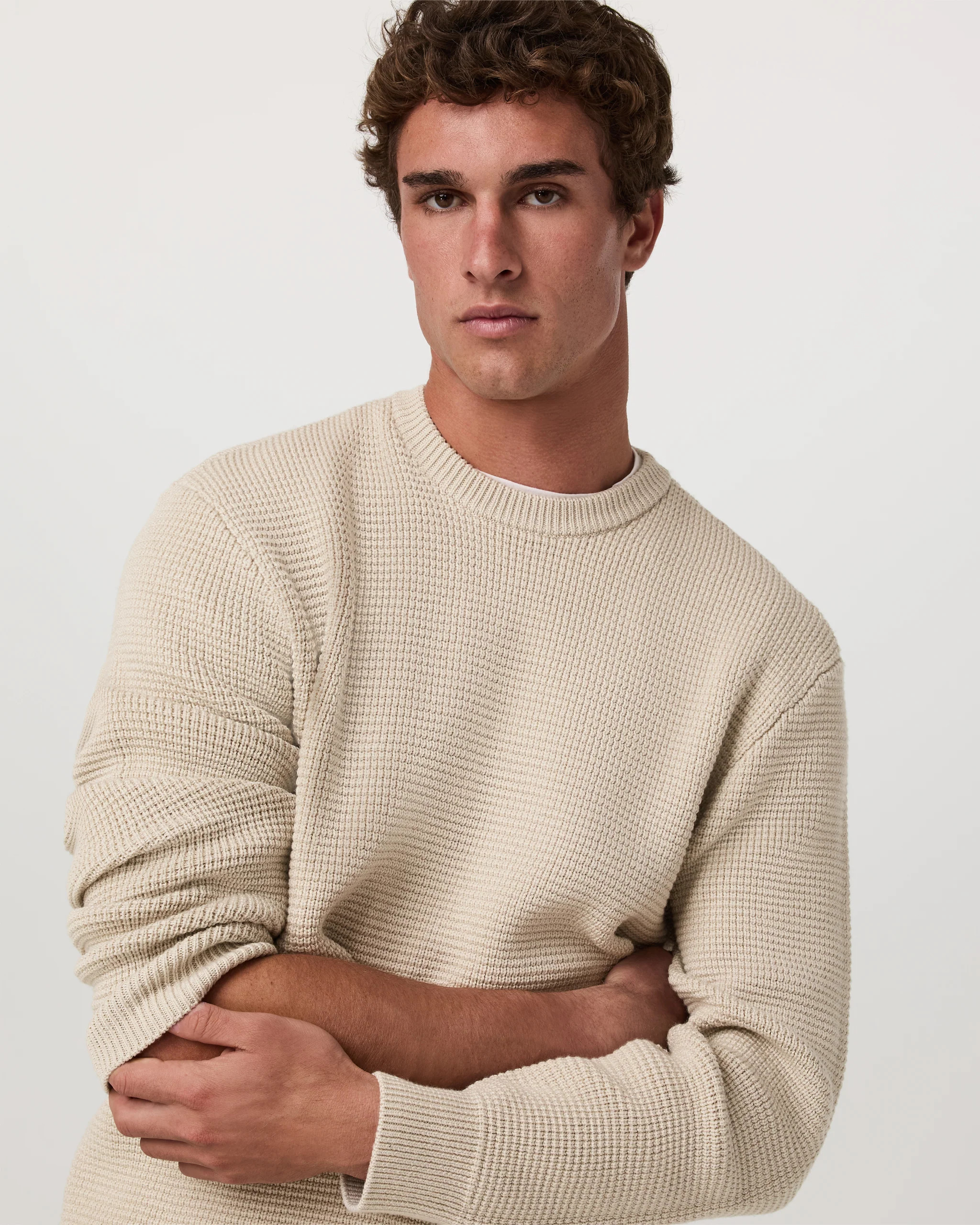 Denver Waffle Crew Sweater | Vuori Clothing (US & Canada)