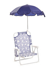 Toddler 18x23 Shorman Shark Striped Beach Chair With Cupholder | Outdoor Toys | Marshalls | Marshalls