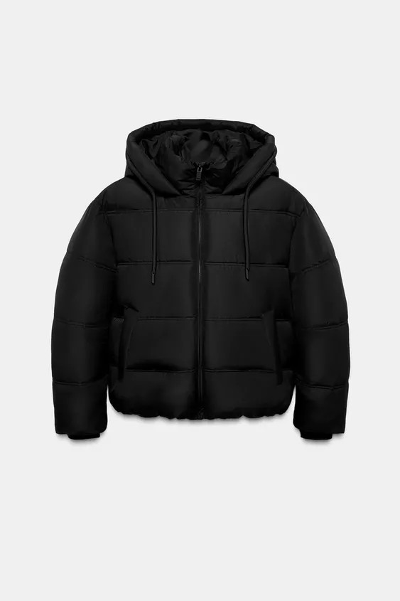SHORT WATER REPELLENT WINDPROOF HOODIE ANORAK | Zara Canada