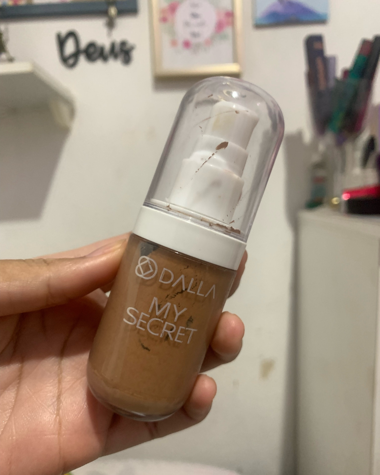 Base Líquida de Média a Alta cobertura My Secret da Dalla. Minha cor é 08. 

#LTKbrasil #LTKbeauty #LTKFind