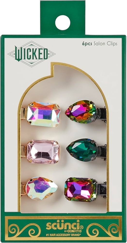 Wicked Gemstone Salon Clips - hair clips - gift box - hair clips for women - gifts for her - hair... | Amazon (US)