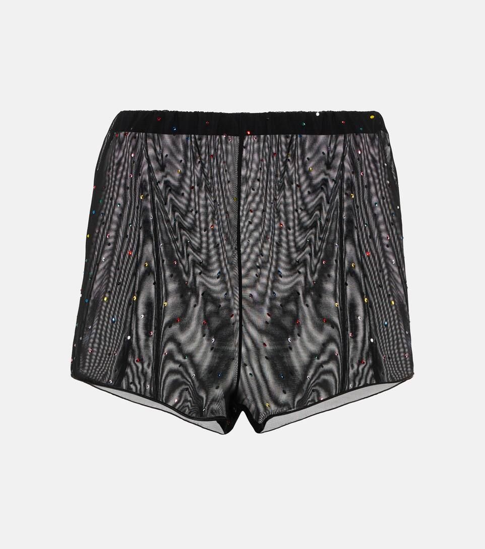 Exclusive to Mytheresa – Embellished tulle shorts | Mytheresa (US/CA)