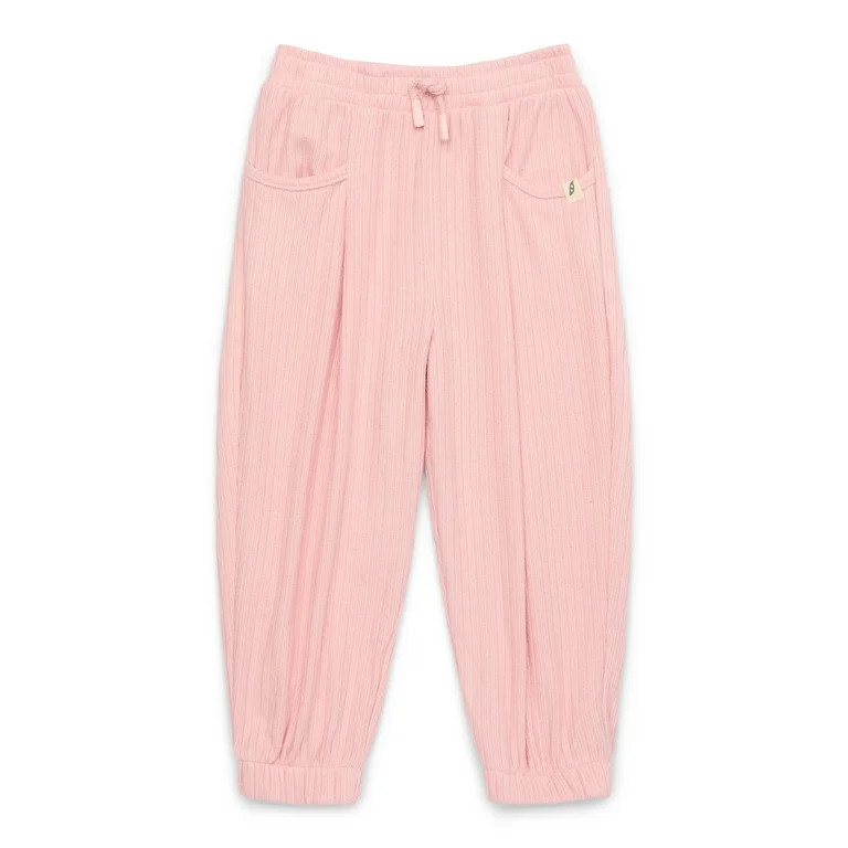 easy-peasy Toddler Girl Pleat Pocket Hacci Joggers, Sizes 18M-5T | Walmart (US)