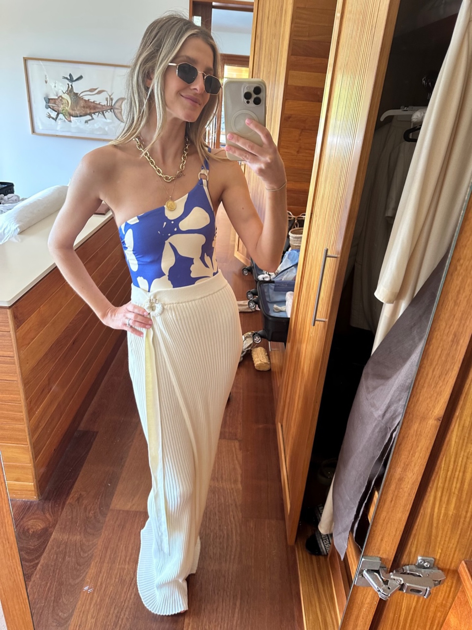 Beach to bar look 🏝️ Shop my exact one shoulder blue swimmers and knit skirt below!

#LTKaustralia #LTKtravel #LTKstyletip